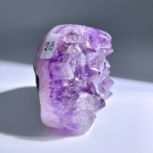 A18◇１点物◇アメジスト　クリスター◇92×78×34mm◇天然石・鉱物・パワーストーン