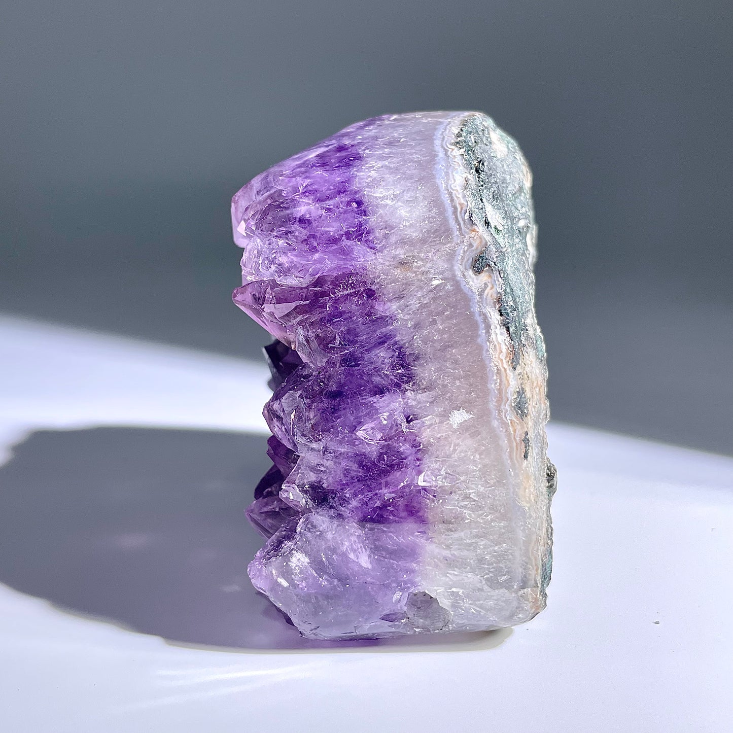 A18◇１点物◇アメジスト　クリスター◇92×78×34mm◇天然石・鉱物・パワーストーン