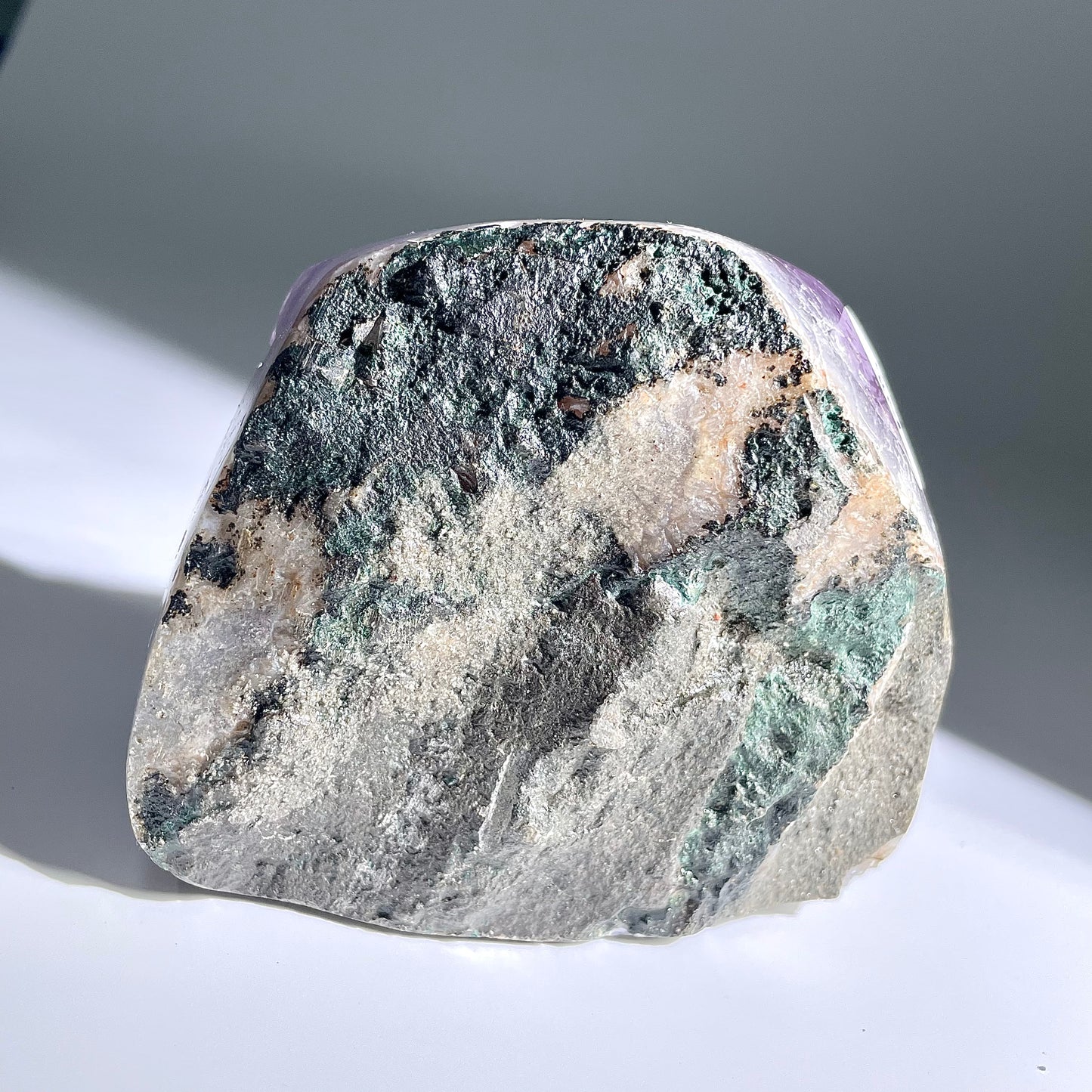 A18◇１点物◇アメジスト　クリスター◇92×78×34mm◇天然石・鉱物・パワーストーン