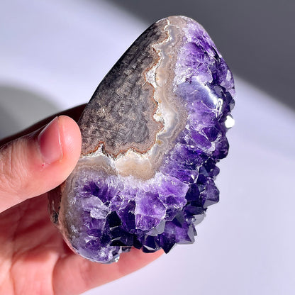 A19◇１点物◇アメジスト　クリスター◇82×55×27mm◇天然石・鉱物・パワーストーン