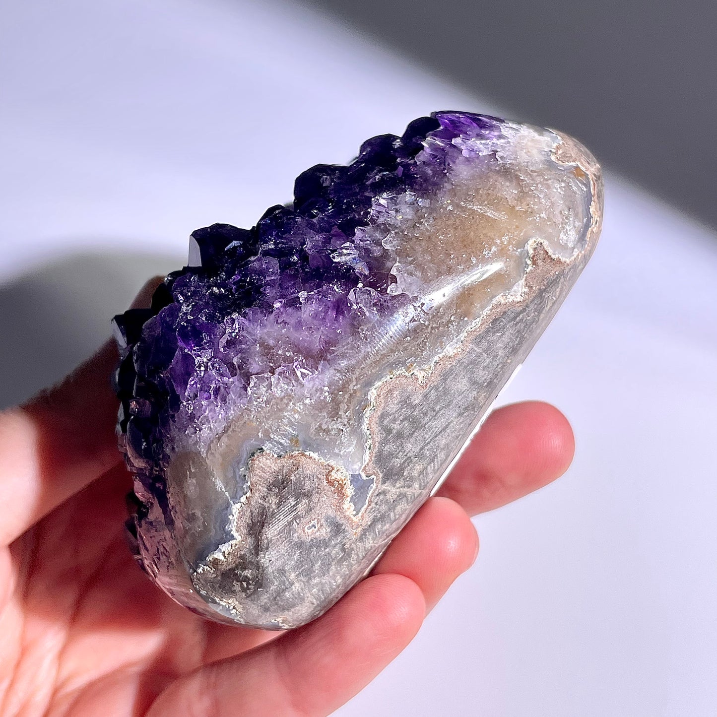 A19◇１点物◇アメジスト　クリスター◇82×55×27mm◇天然石・鉱物・パワーストーン