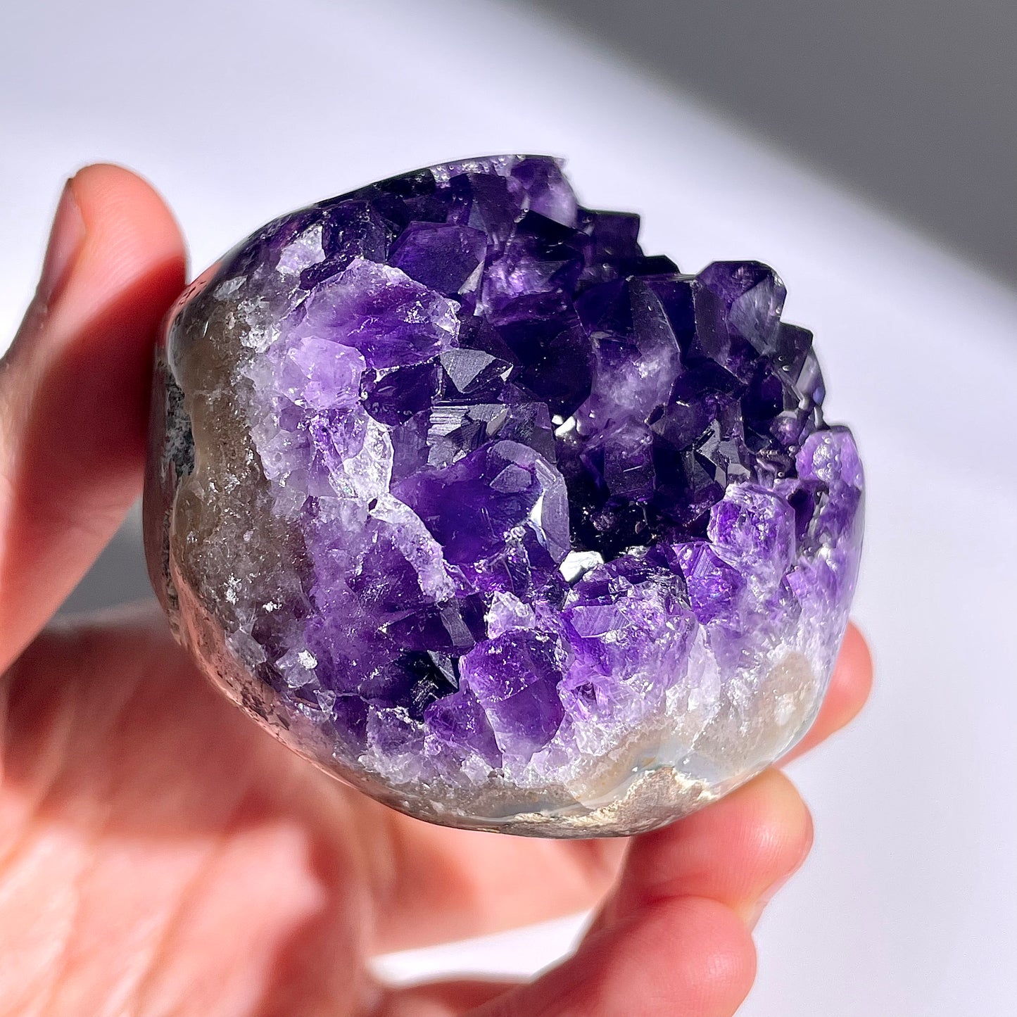 A19◇１点物◇アメジスト　クリスター◇82×55×27mm◇天然石・鉱物・パワーストーン