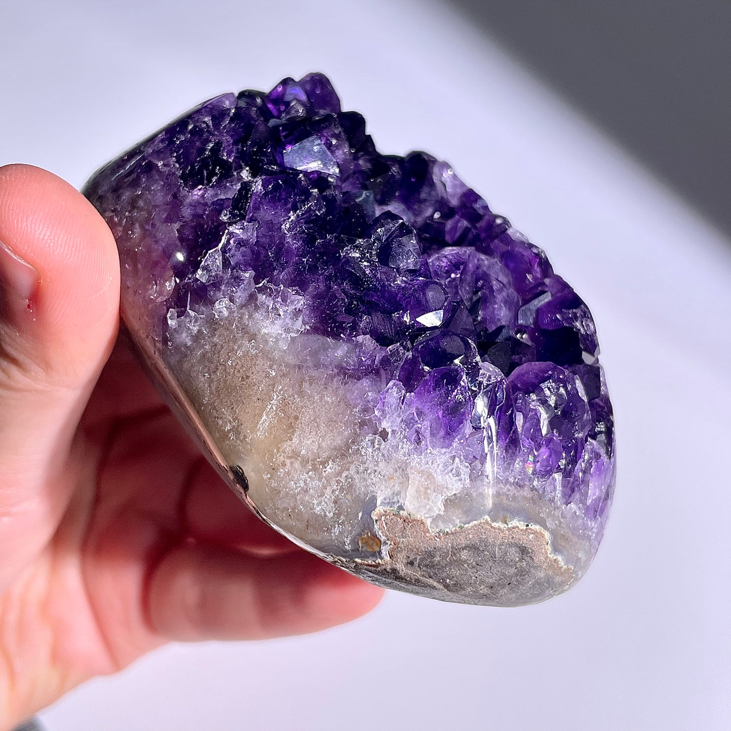 A19◇１点物◇アメジスト　クリスター◇82×55×27mm◇天然石・鉱物・パワーストーン