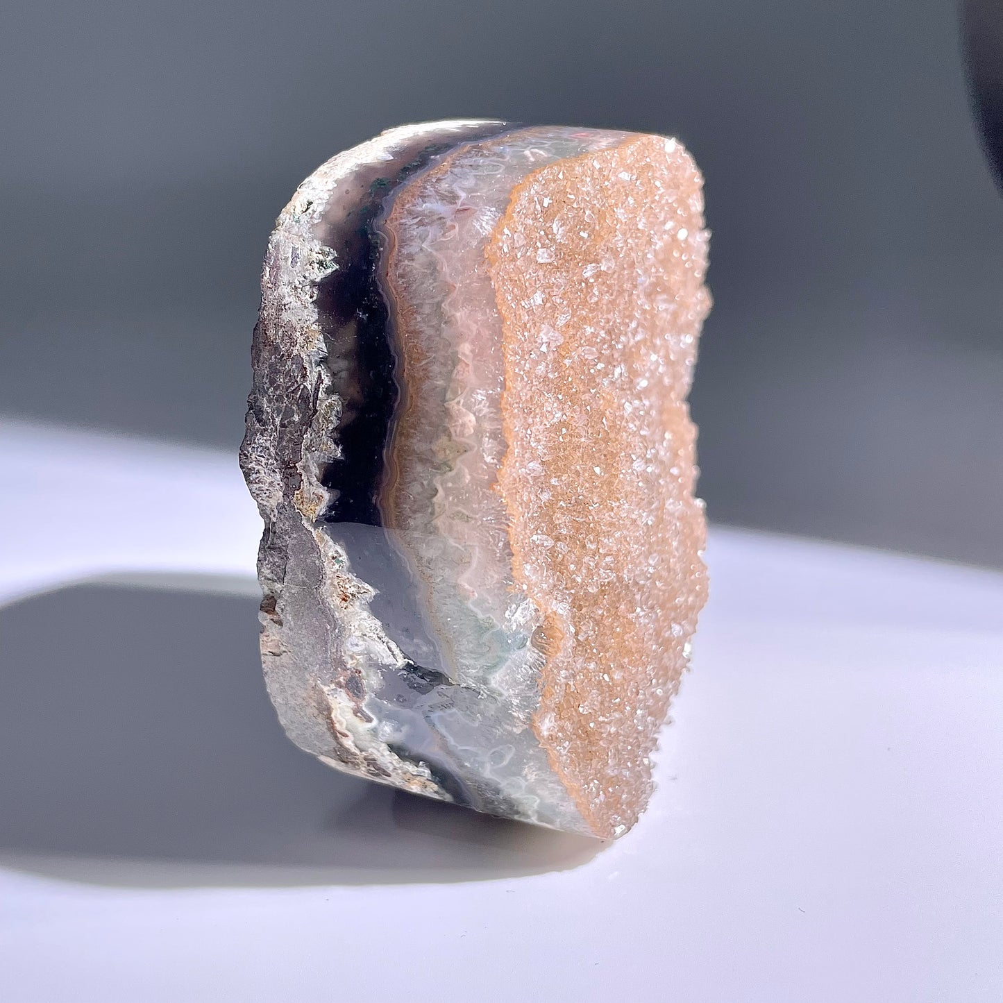 A21◇１点物◇瑪瑙クラスター◇82×86×39mm◇天然石・鉱物・パワーストーン