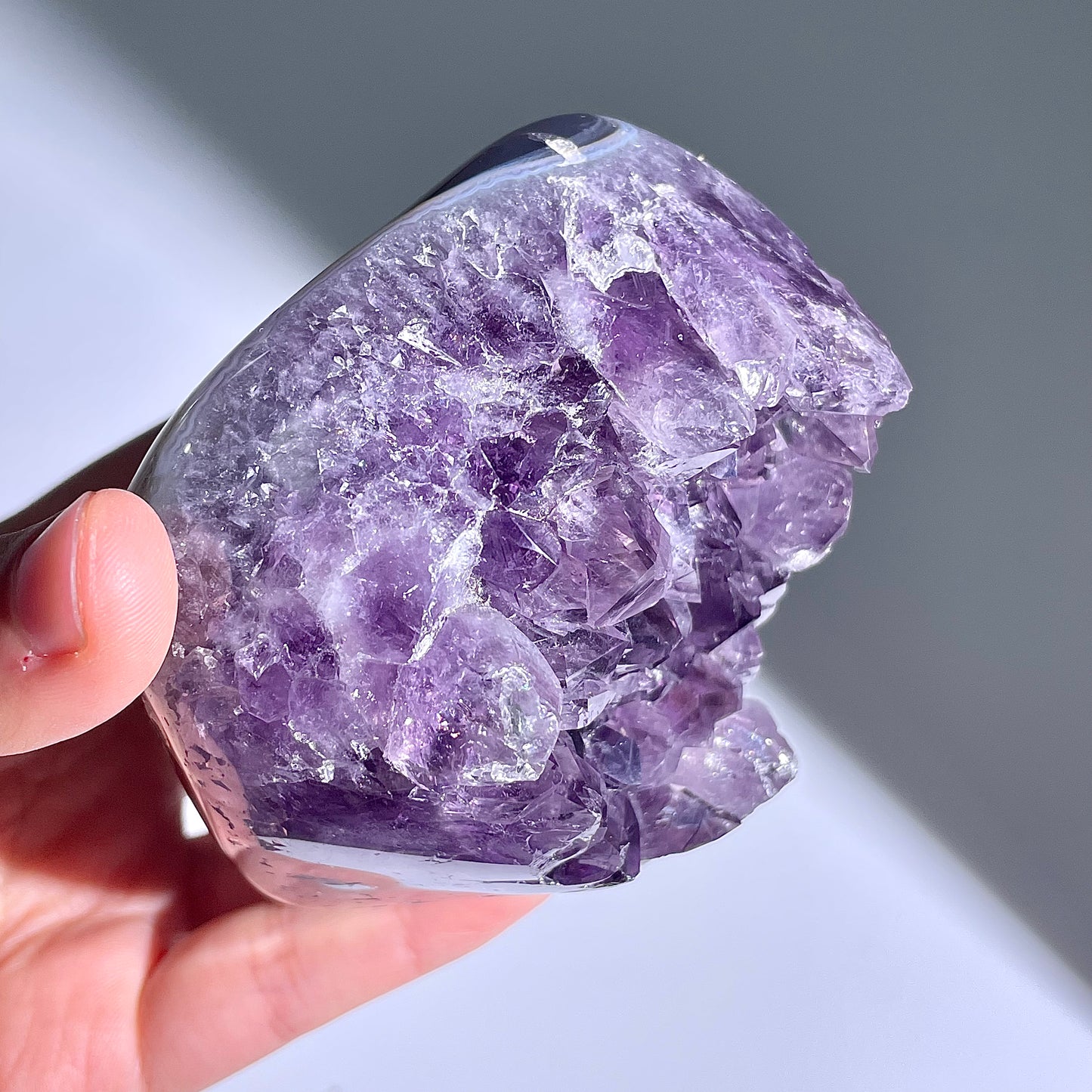 A27◇１点物◇アメジスト　クラスター◇87×73×46mm◇天然石・鉱物・パワーストーン