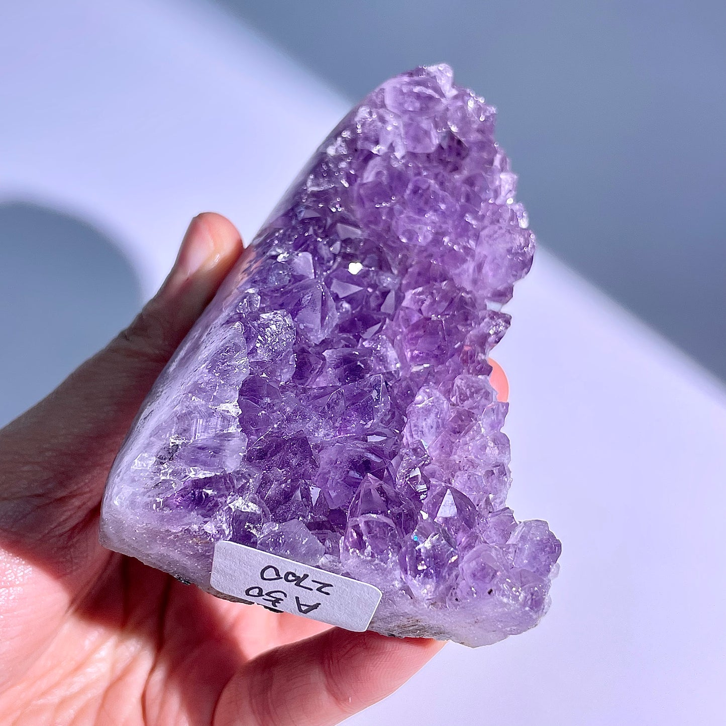 A50◇１点物◇アメジスト　クリスター◇101×40×31mm◇天然石・鉱物・パワーストーン