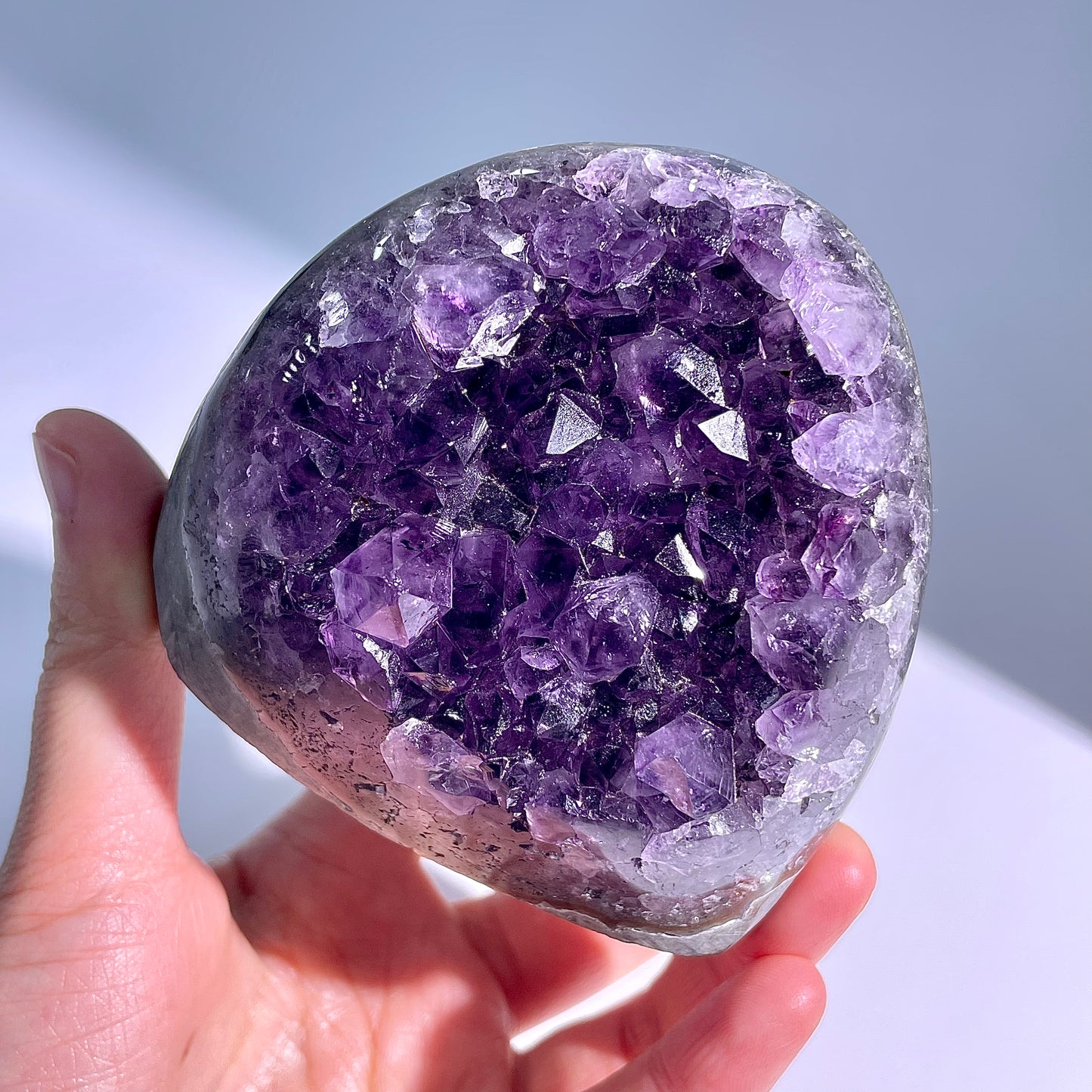 A52◇１点物◇アメジスト　クリスター◇74×77×68mm◇天然石・鉱物・パワーストーン