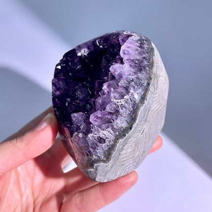 A52◇１点物◇アメジスト　クリスター◇74×77×68mm◇天然石・鉱物・パワーストーン