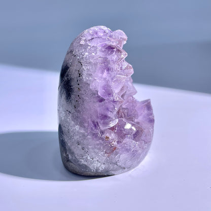 A55◇アメジスト　クリスター◇76×53×39mm◇天然石・鉱物・パワーストーン
