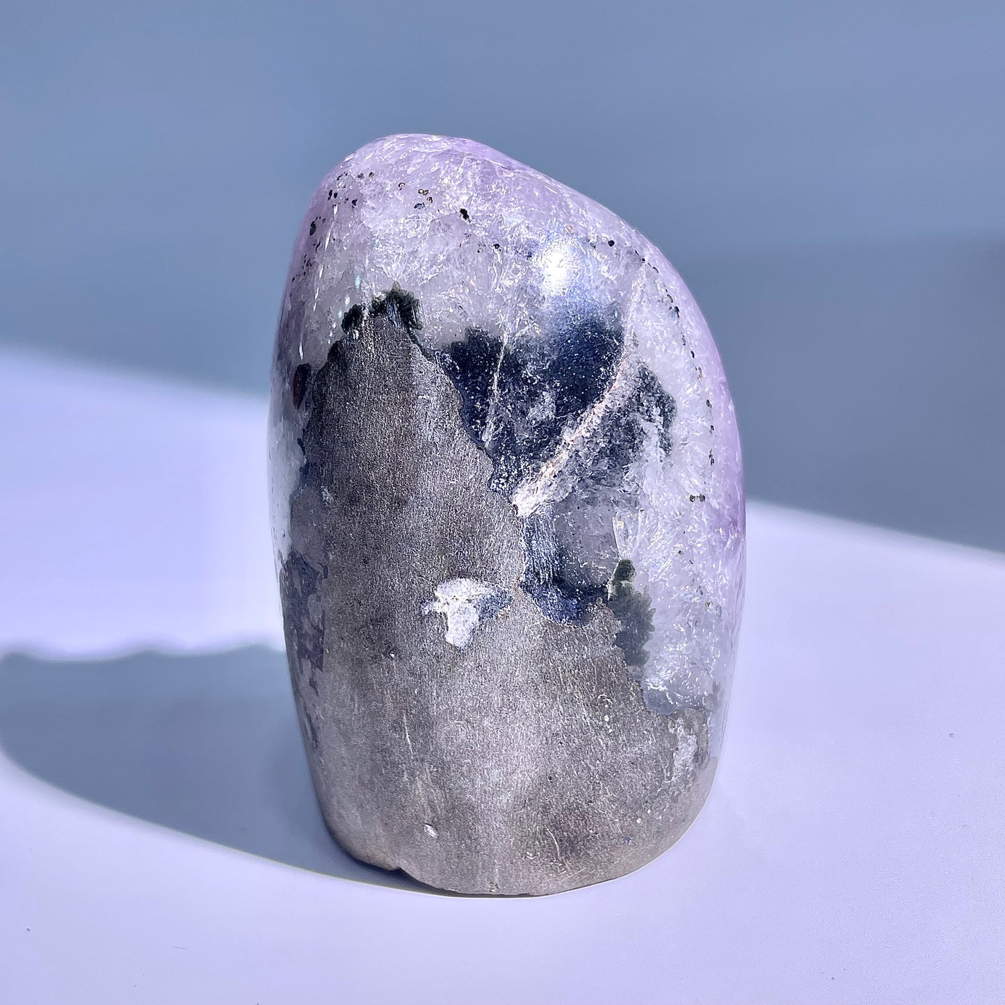 A55◇アメジスト　クリスター◇76×53×39mm◇天然石・鉱物・パワーストーン