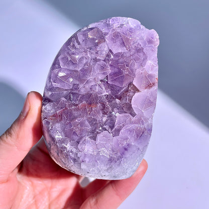 A55◇アメジスト　クリスター◇76×53×39mm◇天然石・鉱物・パワーストーン