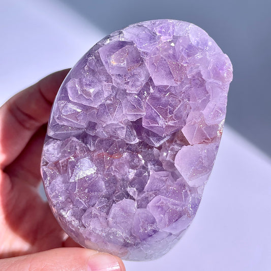 A55◇アメジスト　クリスター◇76×53×39mm◇天然石・鉱物・パワーストーン