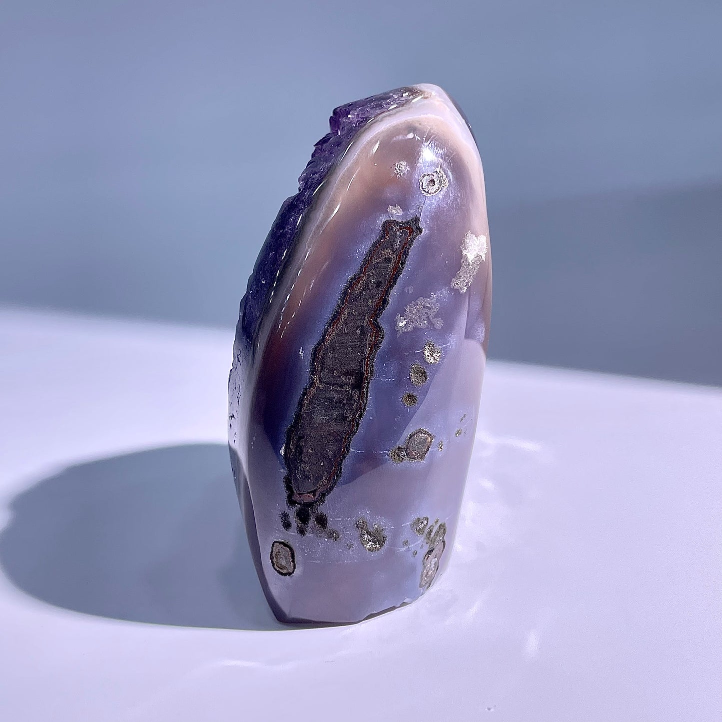 A58◇アメジスト　クリスター◇76×67×26mm◇天然石・鉱物・パワーストーン