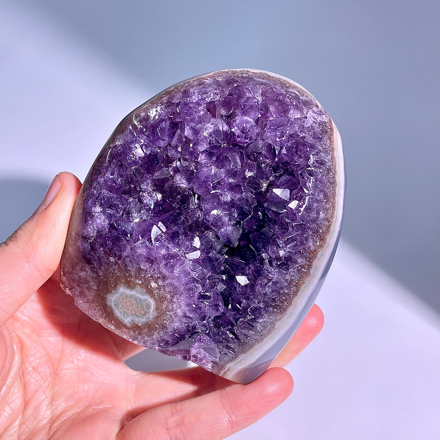 A58◇アメジスト　クリスター◇76×67×26mm◇天然石・鉱物・パワーストーン