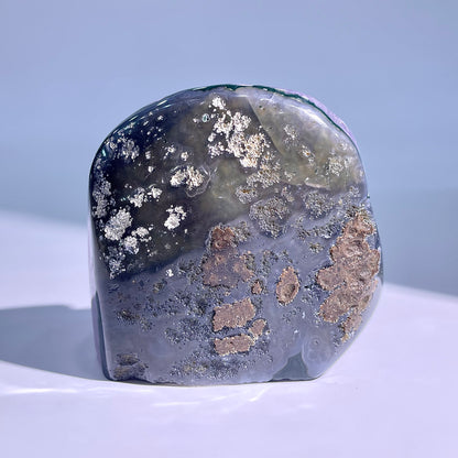 A59◇アメジスト　クリスター◇69×72×19mm◇天然石・鉱物・パワーストーン