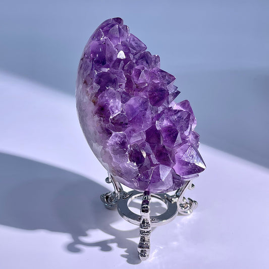 A61◇アメジスト　クリスター◇107×67×55mm◇天然石・鉱物・パワーストーン