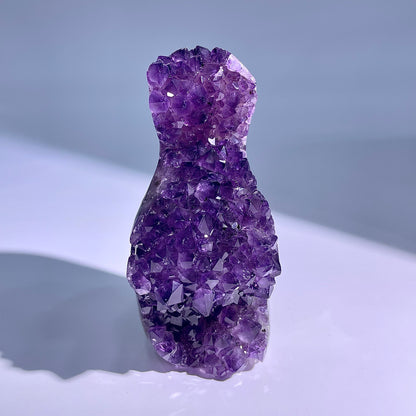 A63◇アメジスト　クリスター◇102×41×32mm◇天然石・鉱物・パワーストーン