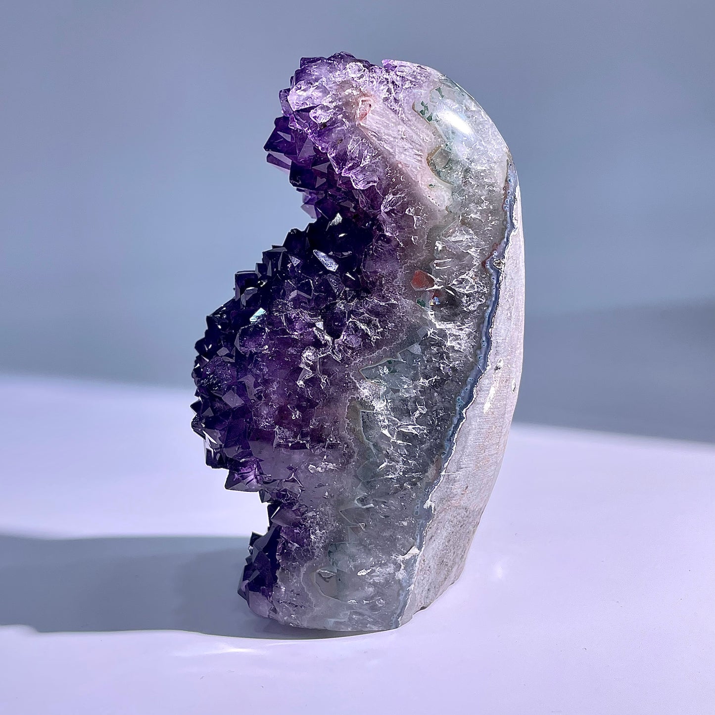 A63◇アメジスト　クリスター◇102×41×32mm◇天然石・鉱物・パワーストーン