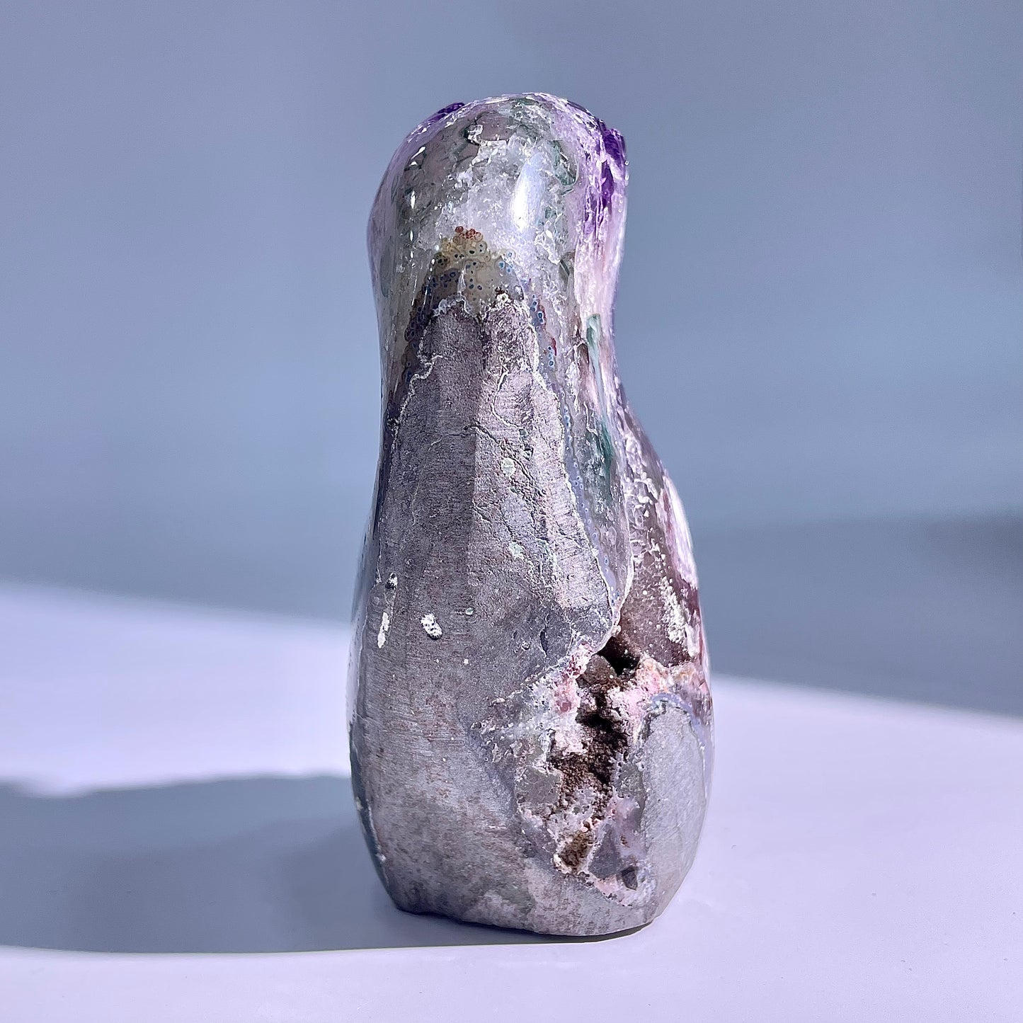 A63◇アメジスト　クリスター◇102×41×32mm◇天然石・鉱物・パワーストーン