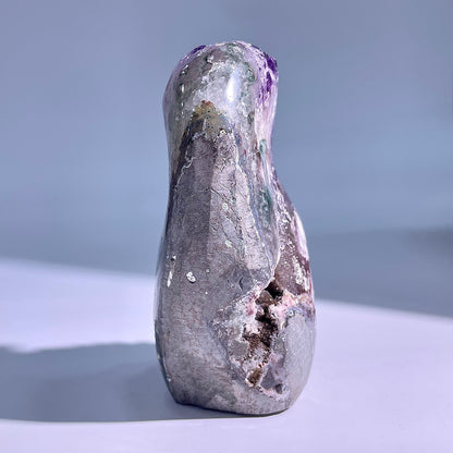 A63◇アメジスト　クリスター◇102×41×32mm◇天然石・鉱物・パワーストーン