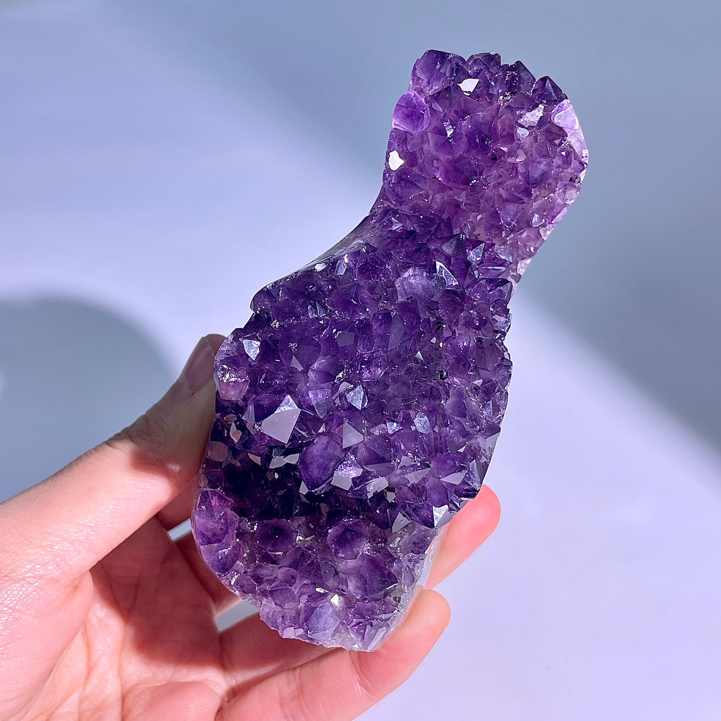 A63◇アメジスト　クリスター◇102×41×32mm◇天然石・鉱物・パワーストーン