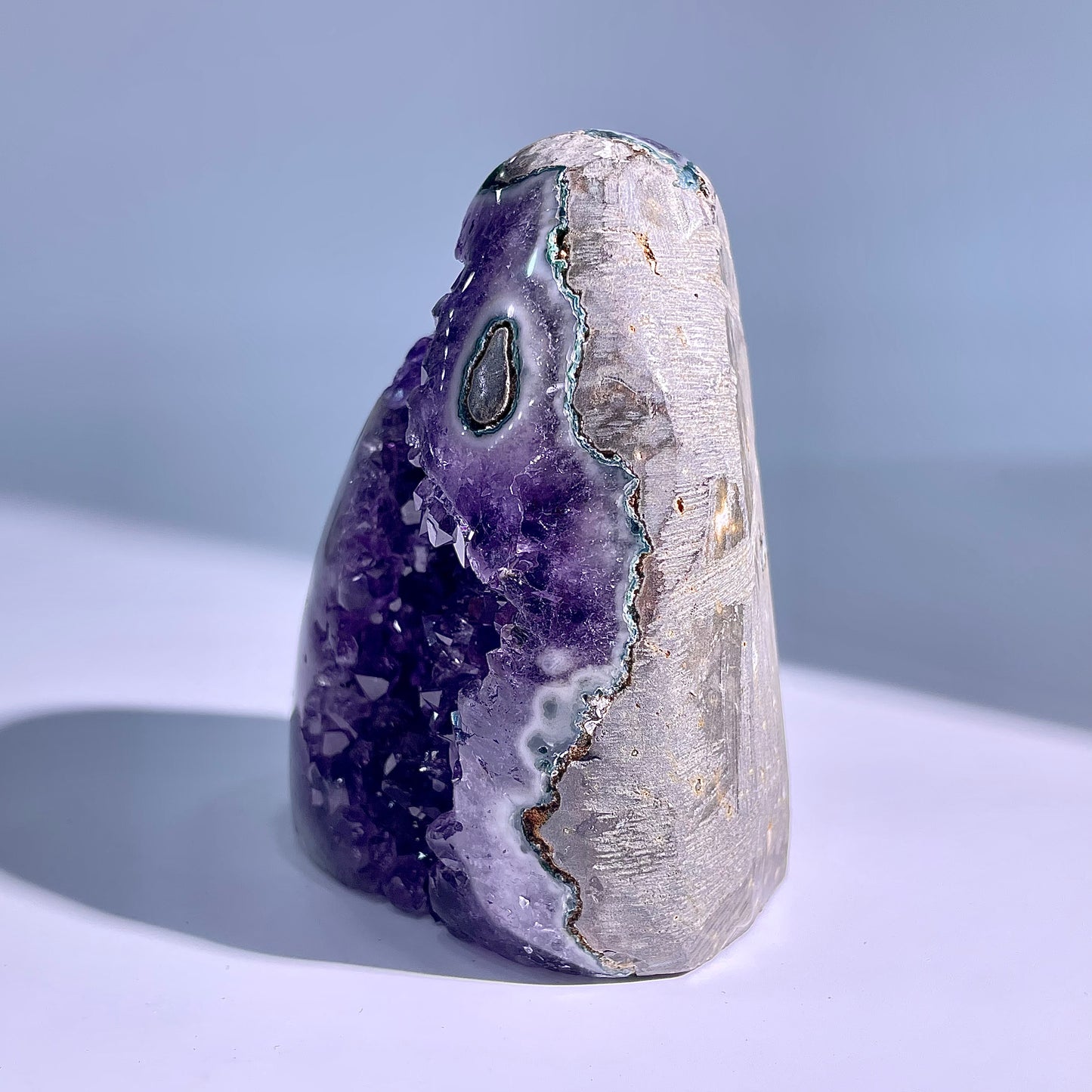 A64◇アメジスト　クリスター◇92×71×53mm◇天然石・鉱物・パワーストーン