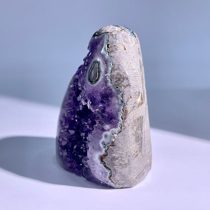 A64◇アメジスト　クリスター◇92×71×53mm◇天然石・鉱物・パワーストーン