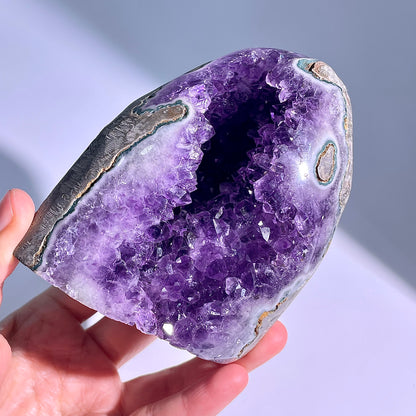 A64◇アメジスト　クリスター◇92×71×53mm◇天然石・鉱物・パワーストーン