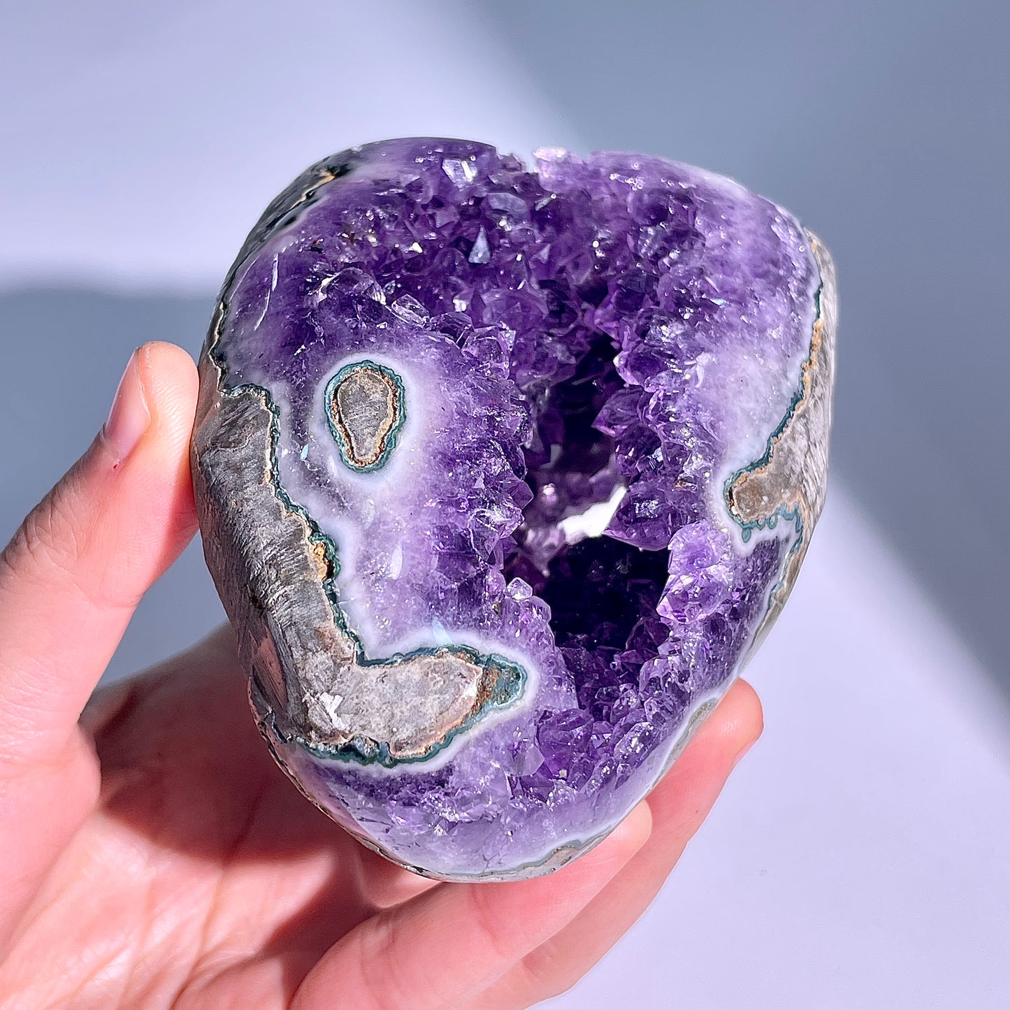 A64◇アメジスト　クリスター◇92×71×53mm◇天然石・鉱物・パワーストーン