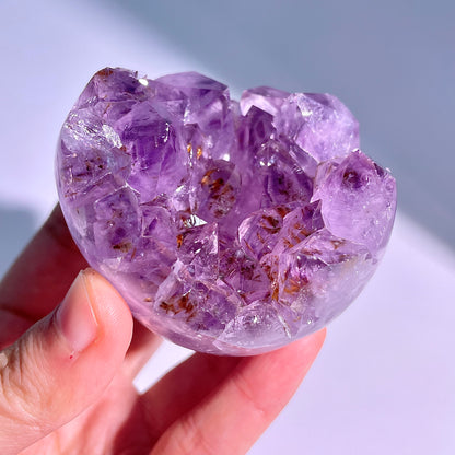A65◇アメジスト　クリスター◇63×62×41mm◇天然石・鉱物・パワーストーン
