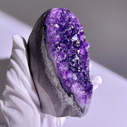 A80◇１点物◇アメジスト　クリスター◇98×79×58mm◇天然石・鉱物・パワーストーン
