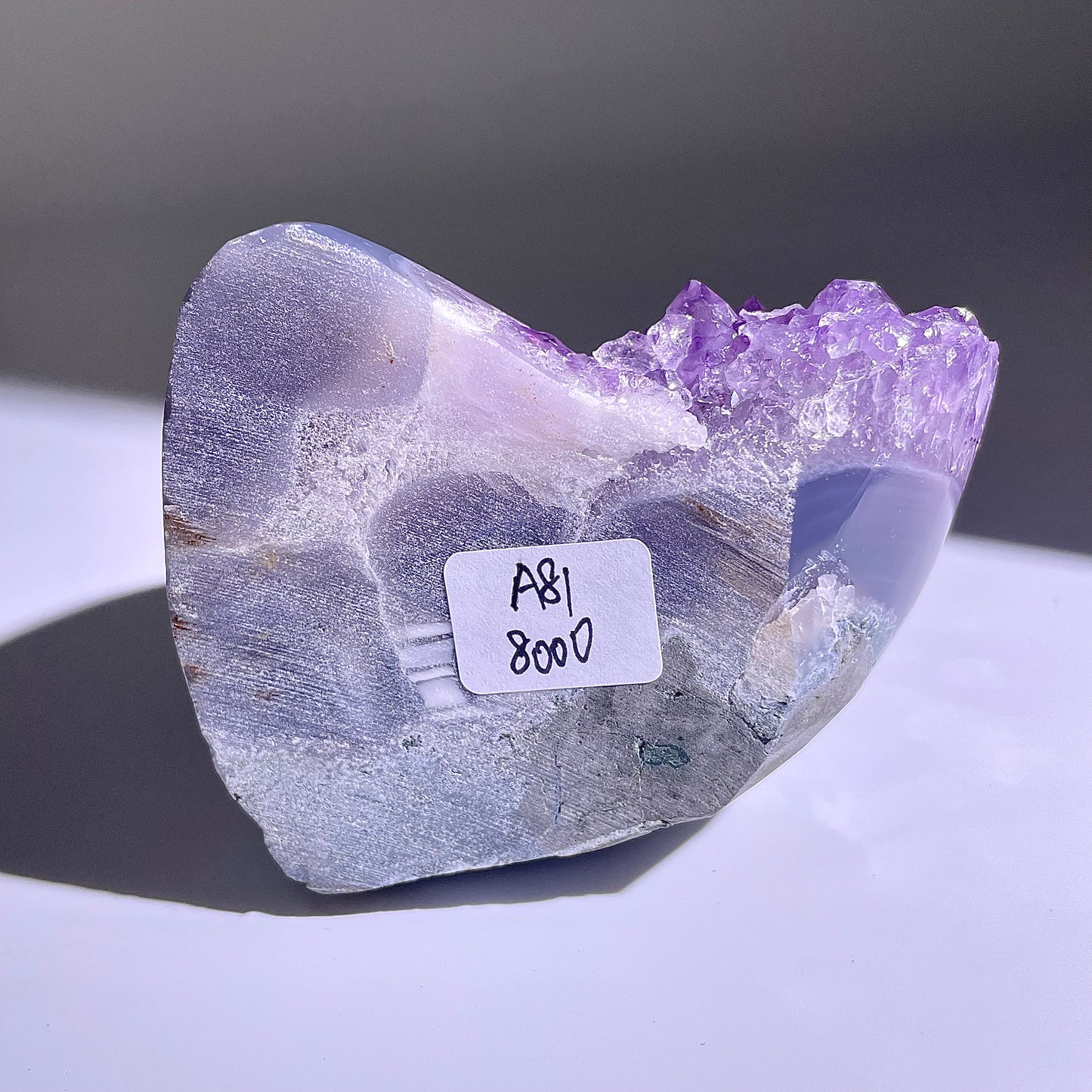 A81◇１点物◇アメジスト　クリスター◇96×81×62mm◇天然石・鉱物・パワーストーン