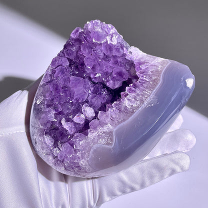 A81◇１点物◇アメジスト　クリスター◇96×81×62mm◇天然石・鉱物・パワーストーン