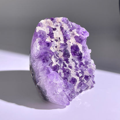 A84◇１点物◇アメジスト　クリスター◇83×75×39mm◇天然石・鉱物・パワーストーン