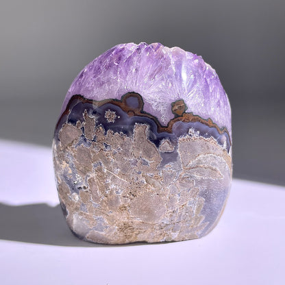 A84◇１点物◇アメジスト　クリスター◇83×75×39mm◇天然石・鉱物・パワーストーン