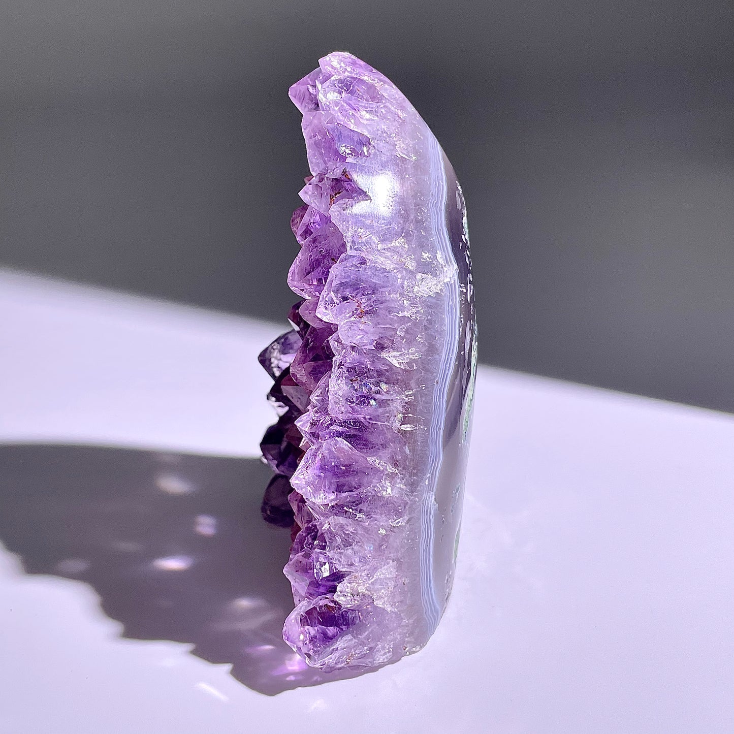 A85◇１点物◇アメジスト　クリスター◇99×69×37mm◇天然石・鉱物・パワーストーン