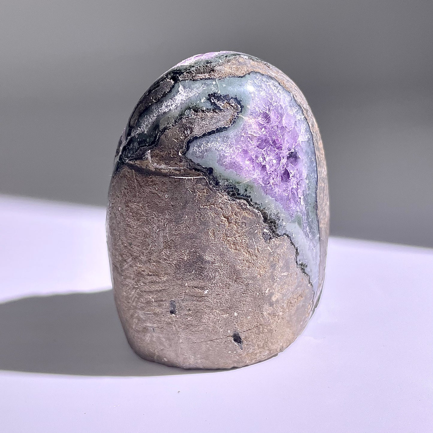 A86◇１点物◇アメジスト　クリスター◇76×50×45mm◇天然石・鉱物・パワーストーン