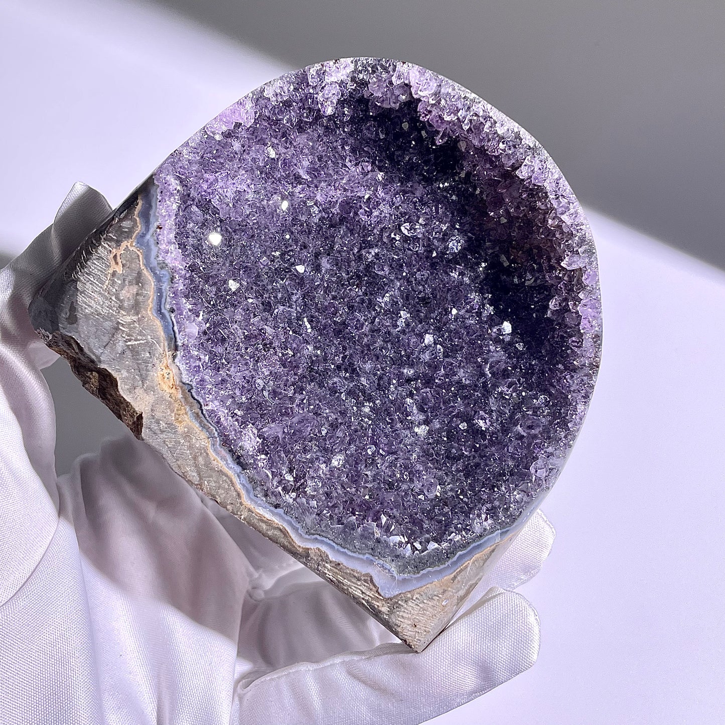 A87◇１点物◇アメジスト　クリスター◇93×80×42mm◇天然石・鉱物・パワーストーン