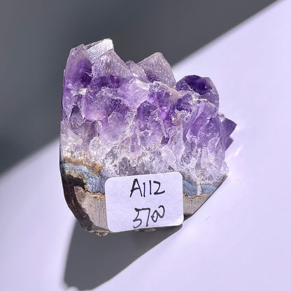 A112◇１点物◇アメジスト　クリスター◇52×46×50mm◇天然石・鉱物・パワーストーン