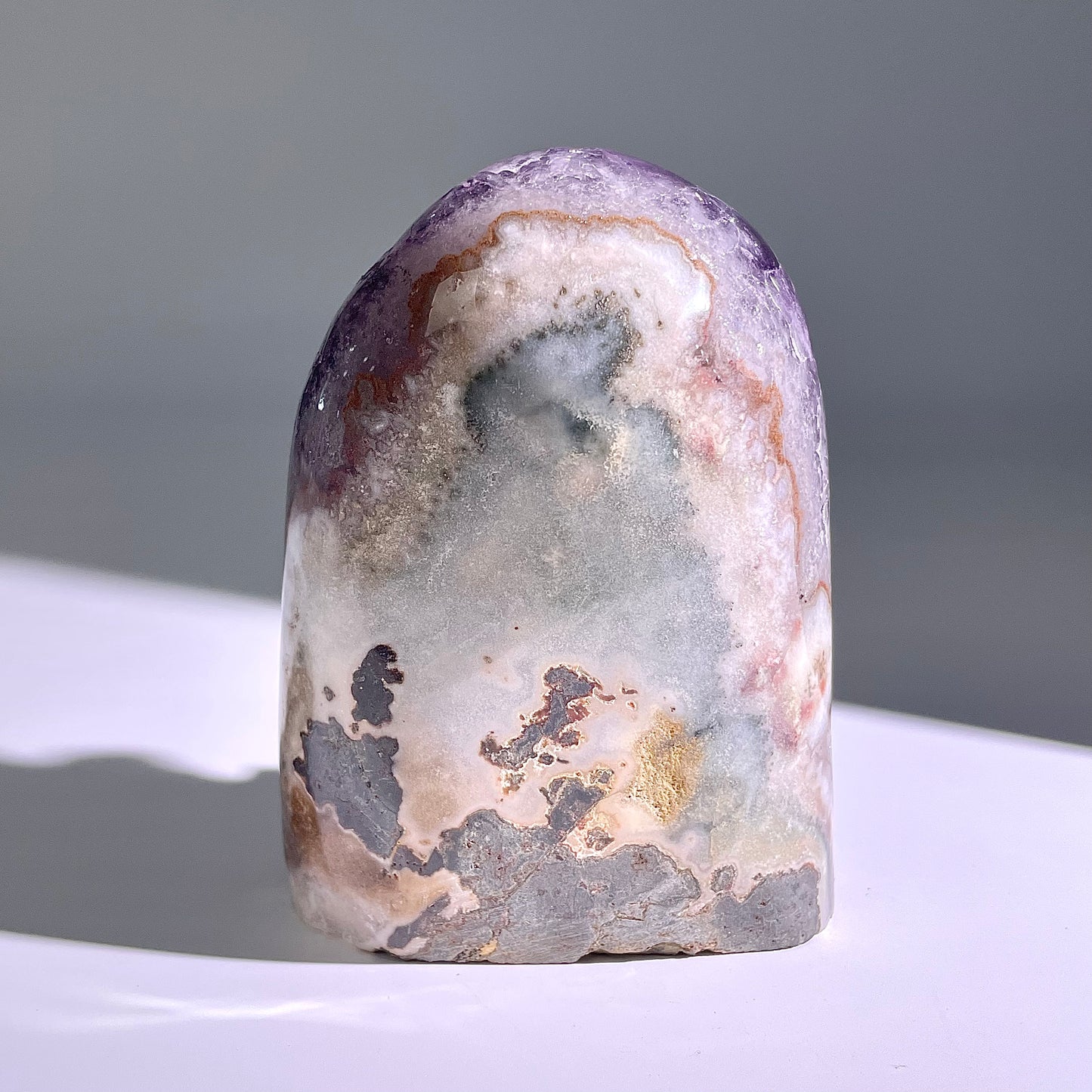 A113◇１点物◇アメジスト　クリスター◇102×72×40mm◇天然石・鉱物・パワーストーン