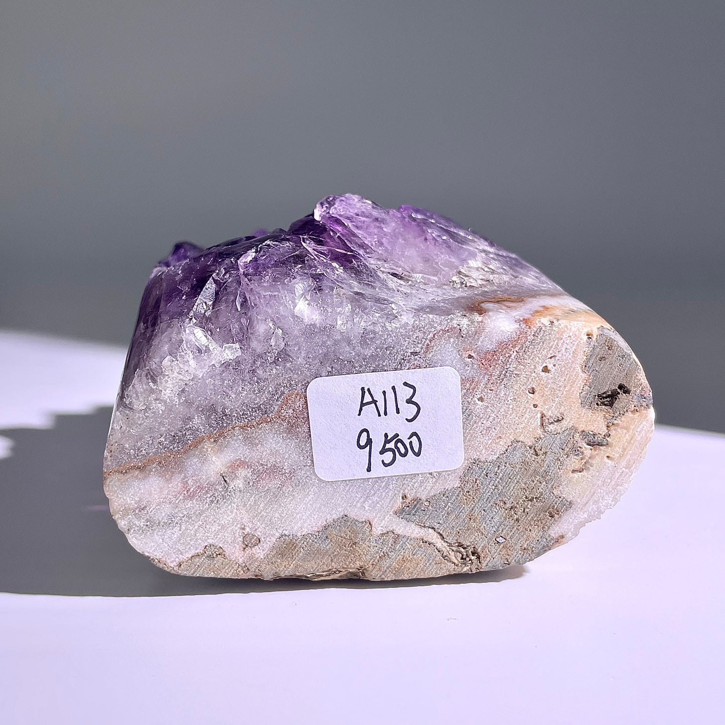 A113◇１点物◇アメジスト　クリスター◇102×72×40mm◇天然石・鉱物・パワーストーン