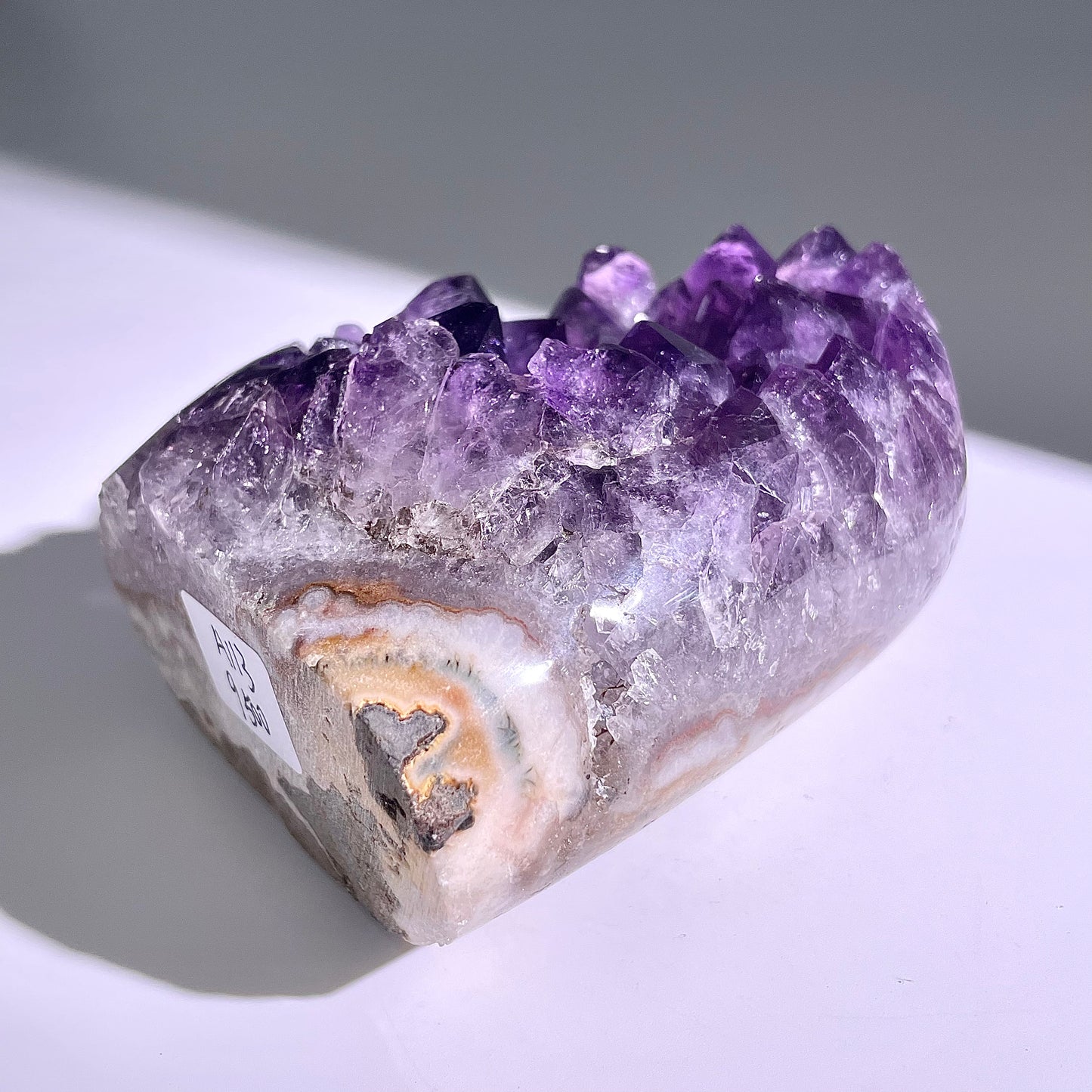 A113◇１点物◇アメジスト　クリスター◇102×72×40mm◇天然石・鉱物・パワーストーン