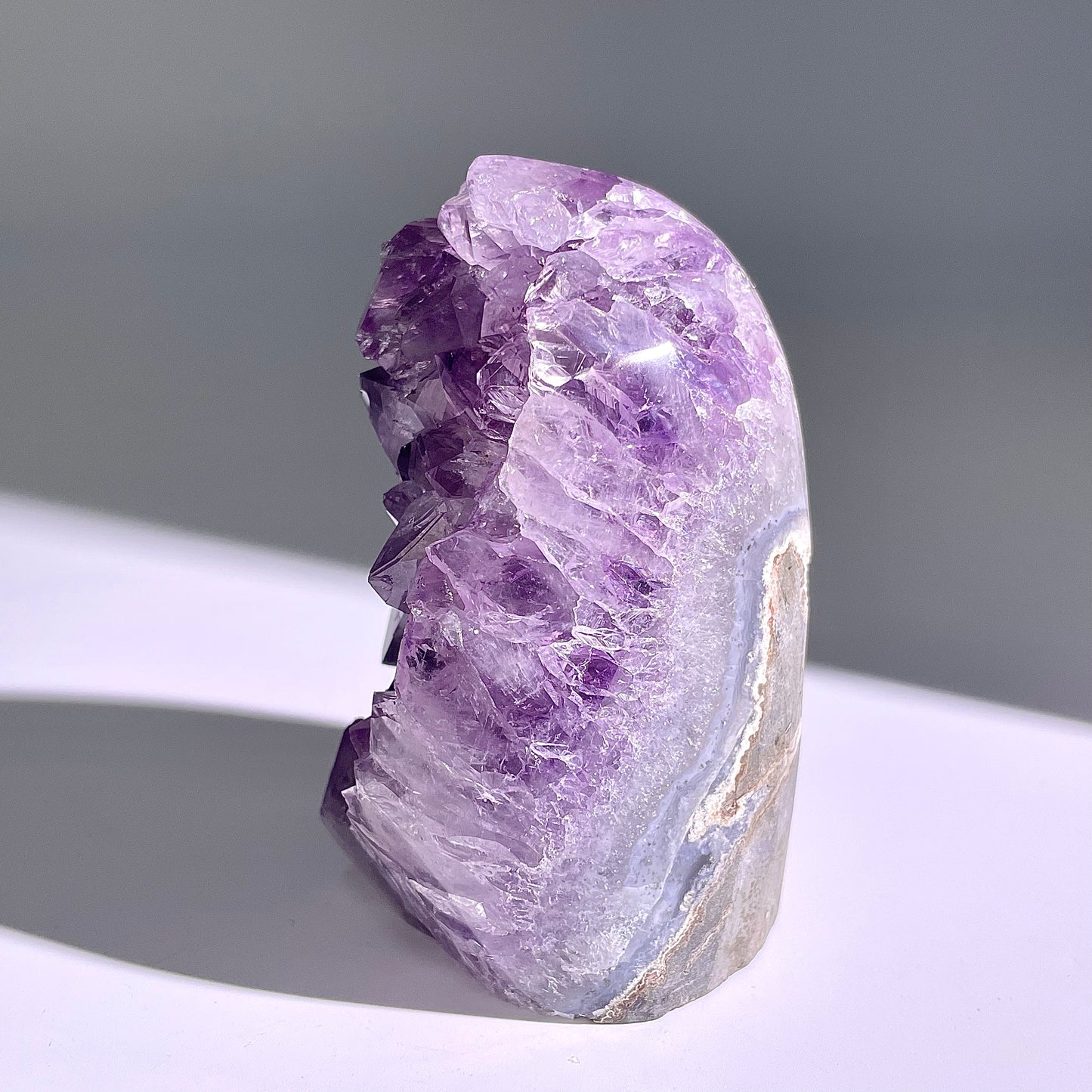 A114◇１点物◇アメジスト　クリスター◇80×43×42mm◇天然石・鉱物・パワーストーン