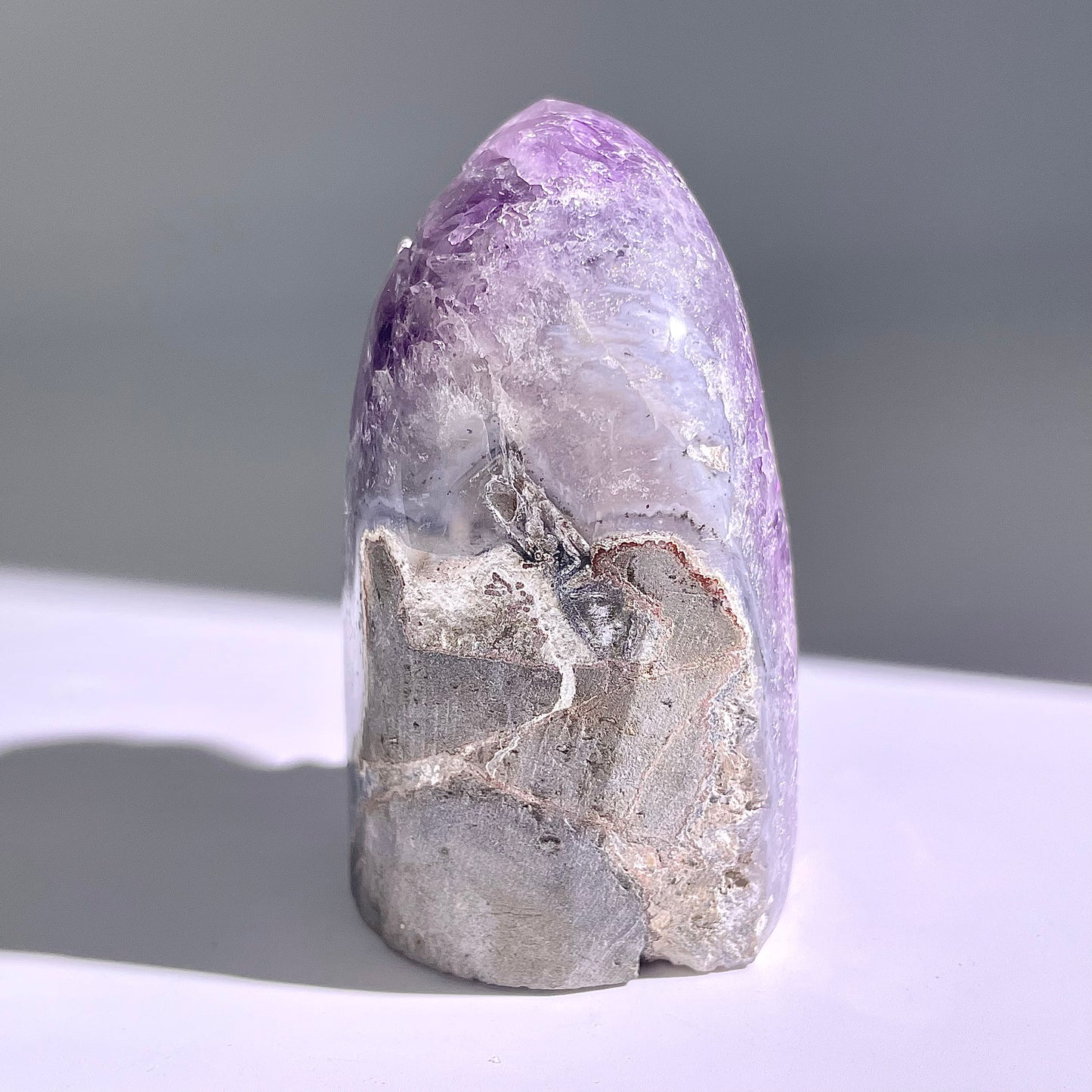 A114◇１点物◇アメジスト　クリスター◇80×43×42mm◇天然石・鉱物・パワーストーン