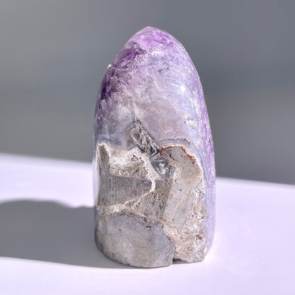 A114◇１点物◇アメジスト　クリスター◇80×43×42mm◇天然石・鉱物・パワーストーン