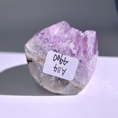 A114◇１点物◇アメジスト　クリスター◇80×43×42mm◇天然石・鉱物・パワーストーン
