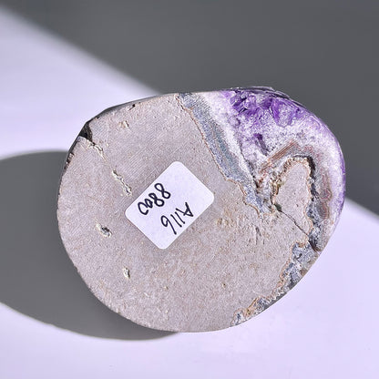 A116◇１点物◇アメジスト　クリスター◇105×71×79mm◇天然石・鉱物・パワーストーン
