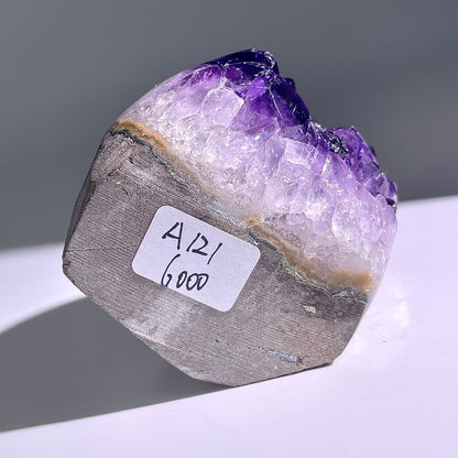 A121◇１点物◇アメジスト　クリスター◇74×61×45mm◇天然石・鉱物・パワーストーン