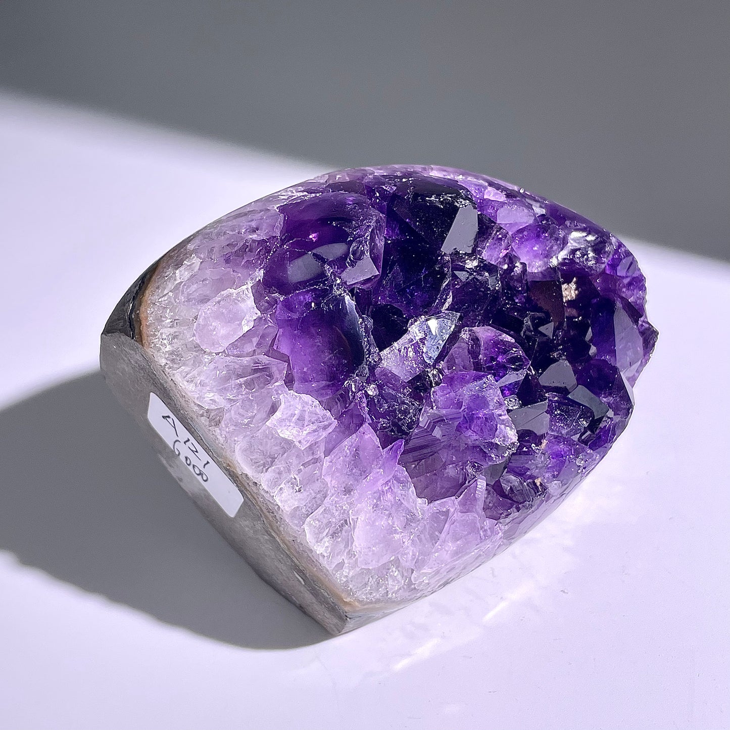 A121◇１点物◇アメジスト　クリスター◇74×61×45mm◇天然石・鉱物・パワーストーン