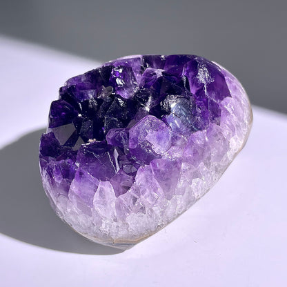 A121◇１点物◇アメジスト　クリスター◇74×61×45mm◇天然石・鉱物・パワーストーン